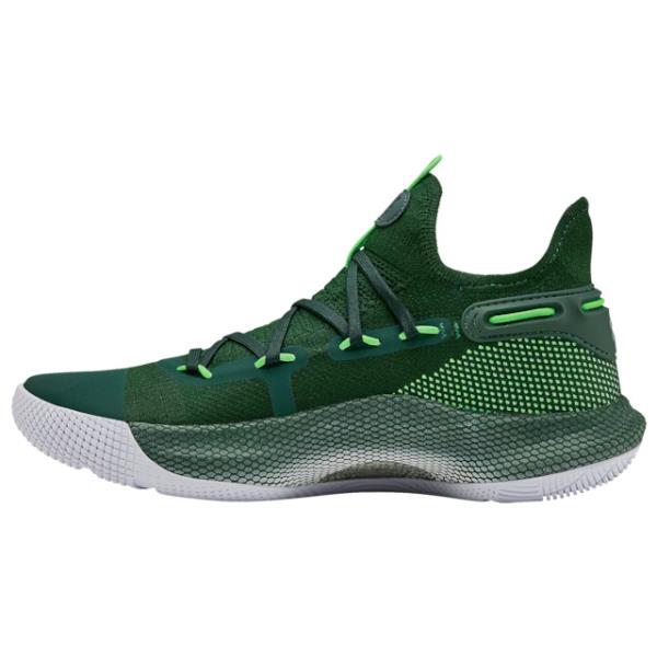 Under Armour Kosárlabda Cipő Férfi Curry 6 Fehér/Zöld/Arany Metal,HZT82641